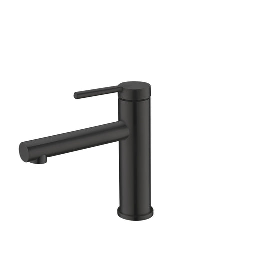 Stylish Toria 6" Single Handle Basin Bathroom Faucet in Matte Black Finish B-108N