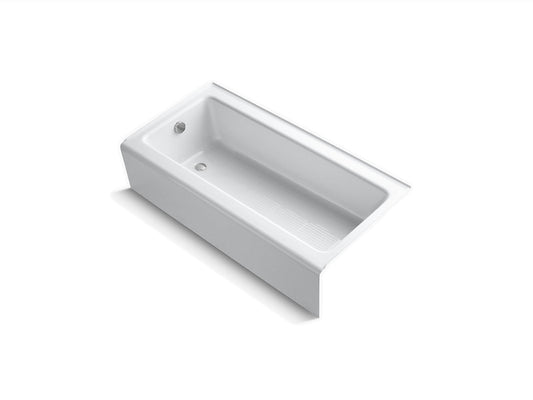 Kohler Bellwether 60" x 30-1/4" Alcove Bath With Integral Apron and Left Hand Drain