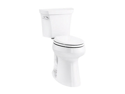 Kohler Highline Tall Two Piece Elongated 1.28 GPF Tall Height Toilet 19" Seat Height (Seat Sold Separately)