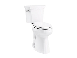 Kohler Highline Tall Two Piece Elongated 1.28 GPF Tall Height Toilet 19