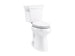 Kohler Highline Tall Two Piece Elongated 1.28 GPF Tall Height Toilet 19