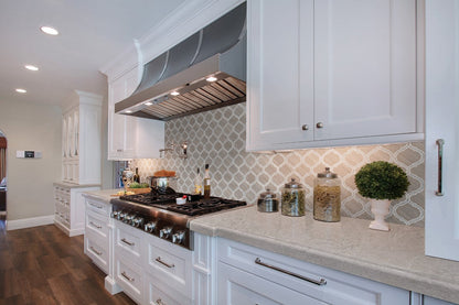 MSI Backsplash and Wall Tile White Quarry Savona Mosaic Tile 10mm
