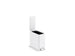 Kohler 2.5-Gallon Slim Step Trash Can - White