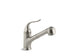 Kohler Coralais Single Hole or Three Hole Kitchen Sink Faucet With Pull Out Matching Color Sprayhead, 9