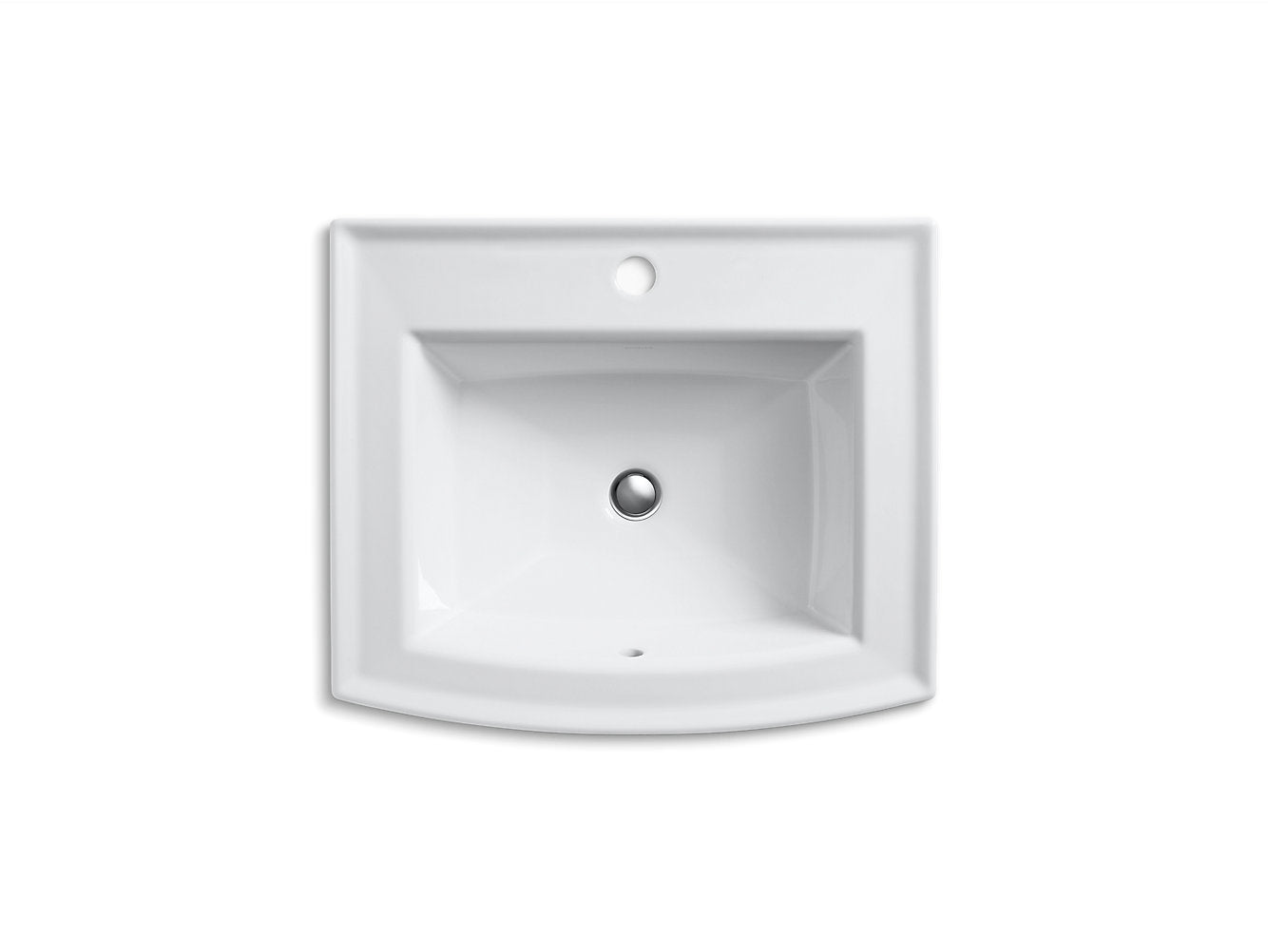 Kohler Archer 22-5/8" x 19-7/16" Drop-in Bathroom Sink With Single Faucet Hole