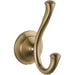 Delta LINDEN Double Robe Hook- Champagne Bronze