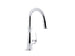 Kohler Bellera Single Hole or Three Hole Kitchen Sink Faucet With Pull Down 16-3/4