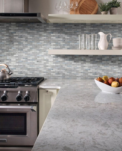 MSI Backsplash and Wall Tile Lupano Glass Stone Blend Mosaic Tile 12" x 12" 8mm