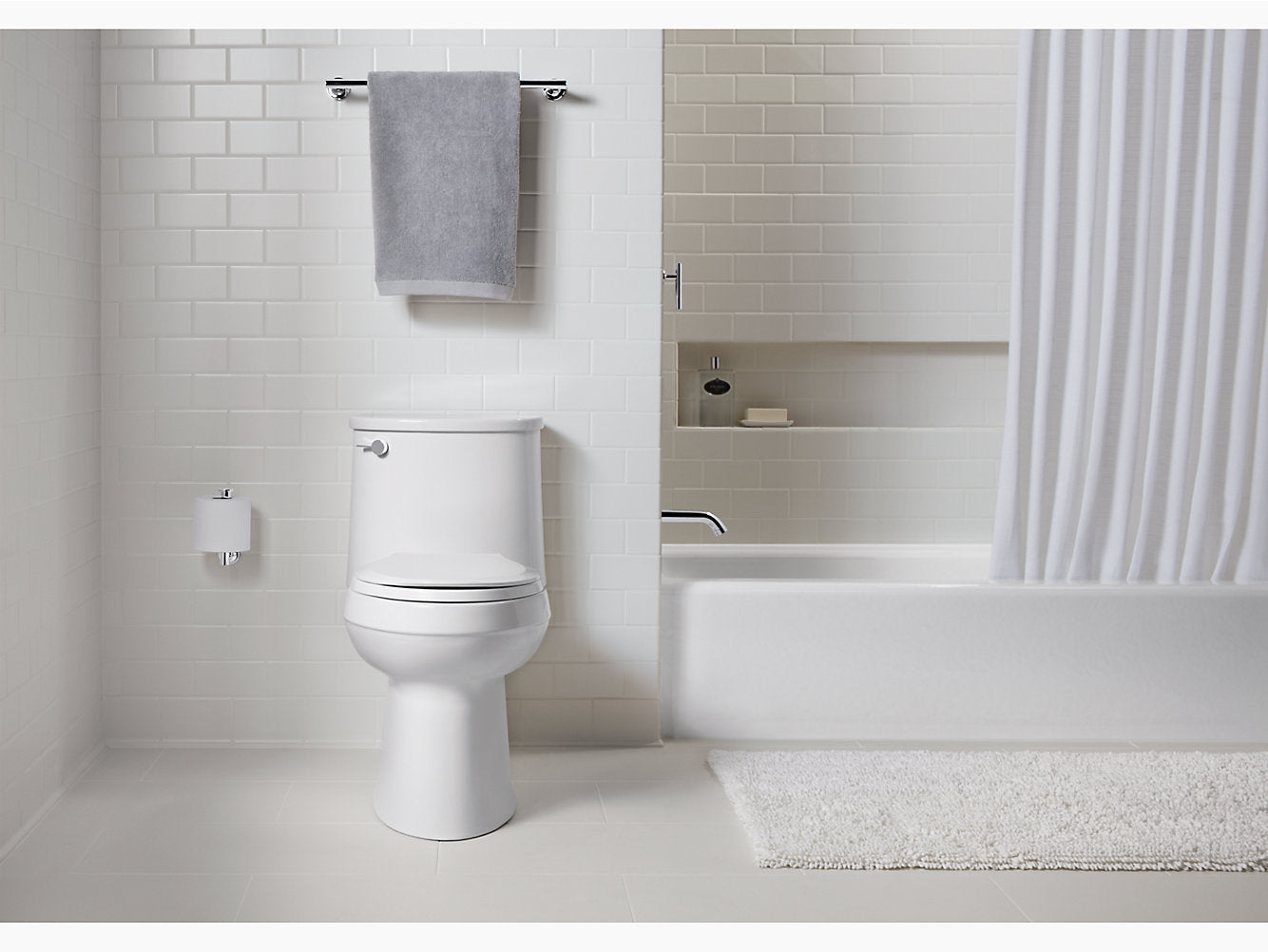 Kohler Bellwether 60" x 30-1/4" Alcove Bath With Integral Apron and Left Hand Drain