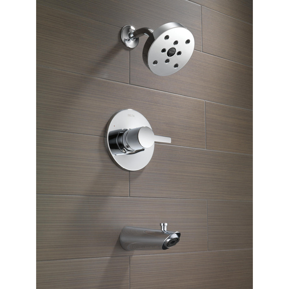 Delta COMPEL Monitor 14 Series H2Okinetic Tub & Shower Trim -Chrome (Valve Sold Separately)
