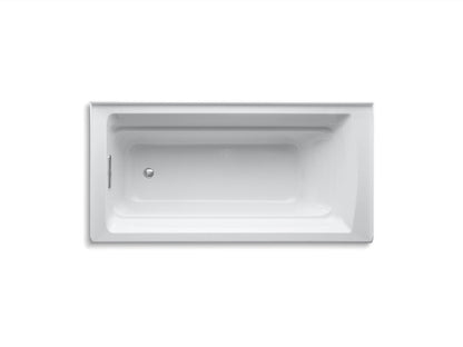 Kohler Archer 72" x 36" Alcove Bath With Integral Apron and Left Hand Drain- White