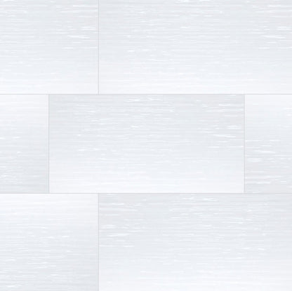 MSI Backsplash and Wall Tile Dymo Stripe White Tile Glossy 12" x 24"