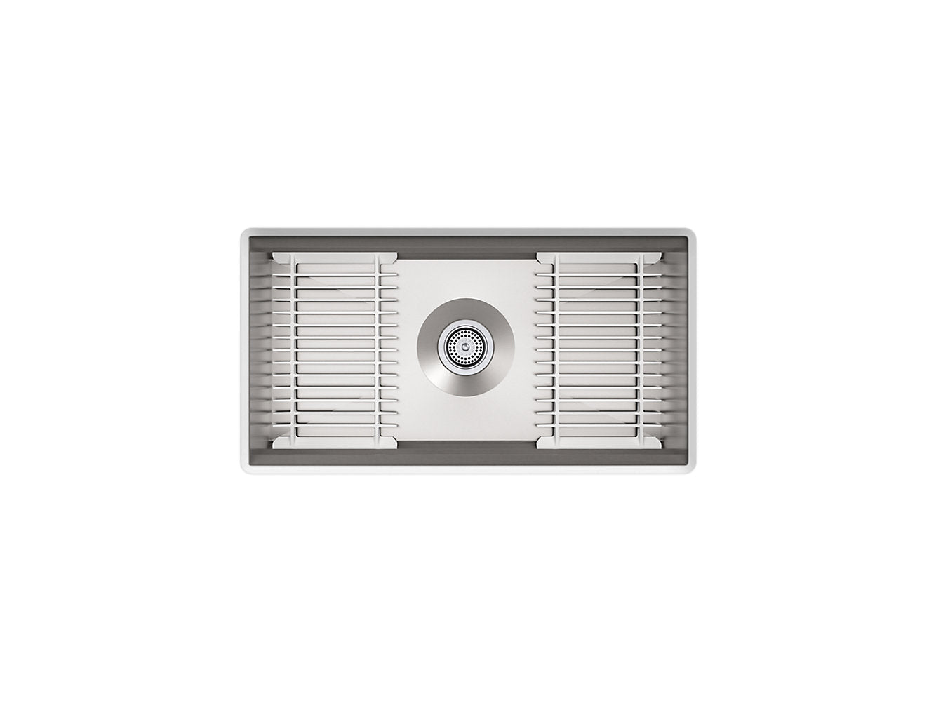 Kohler Prolific 33" x 17-3/4" x 10-15/16" Undermount Single Bowl Workstation Kitchen Sink With Accessories