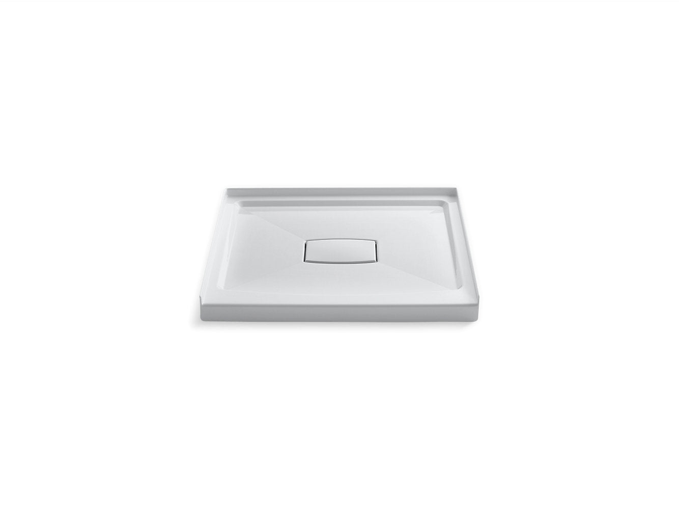 Kohler Archer 36" x 36" Single Threshold Center Drain Shower Base With Removable Cover- White