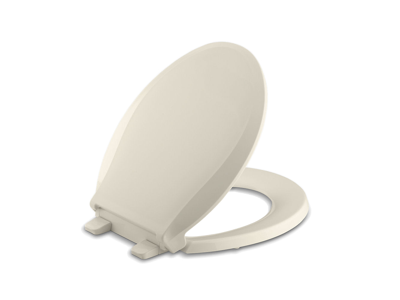 Kohler Cachet Quiet Close Round Front Toilet Seat - Almond