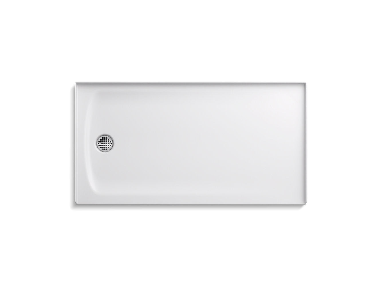 Kohler Ballast 60" x 32" Shower Base with Left Hand Drain- White