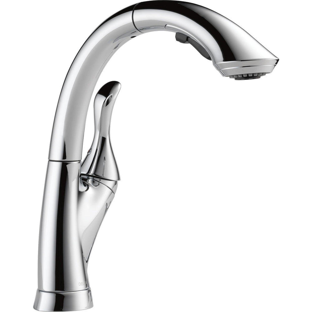 Delta LINDEN Single Handle Pull-Out Kitchen Faucet- Chrome