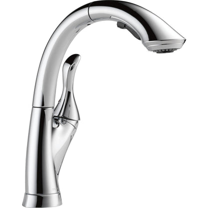 Delta LINDEN Single Handle Pull-Out Kitchen Faucet- Chrome