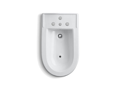 Kohler Memoirs Vertical Spray Bidet With 4 Faucet Holes Toilet- White