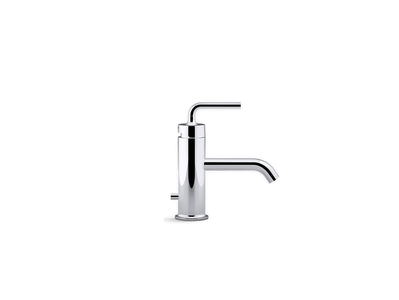 Kohler Purist Single Handle Bathroom Sink Faucet With Straight Lever Handle - Chrome