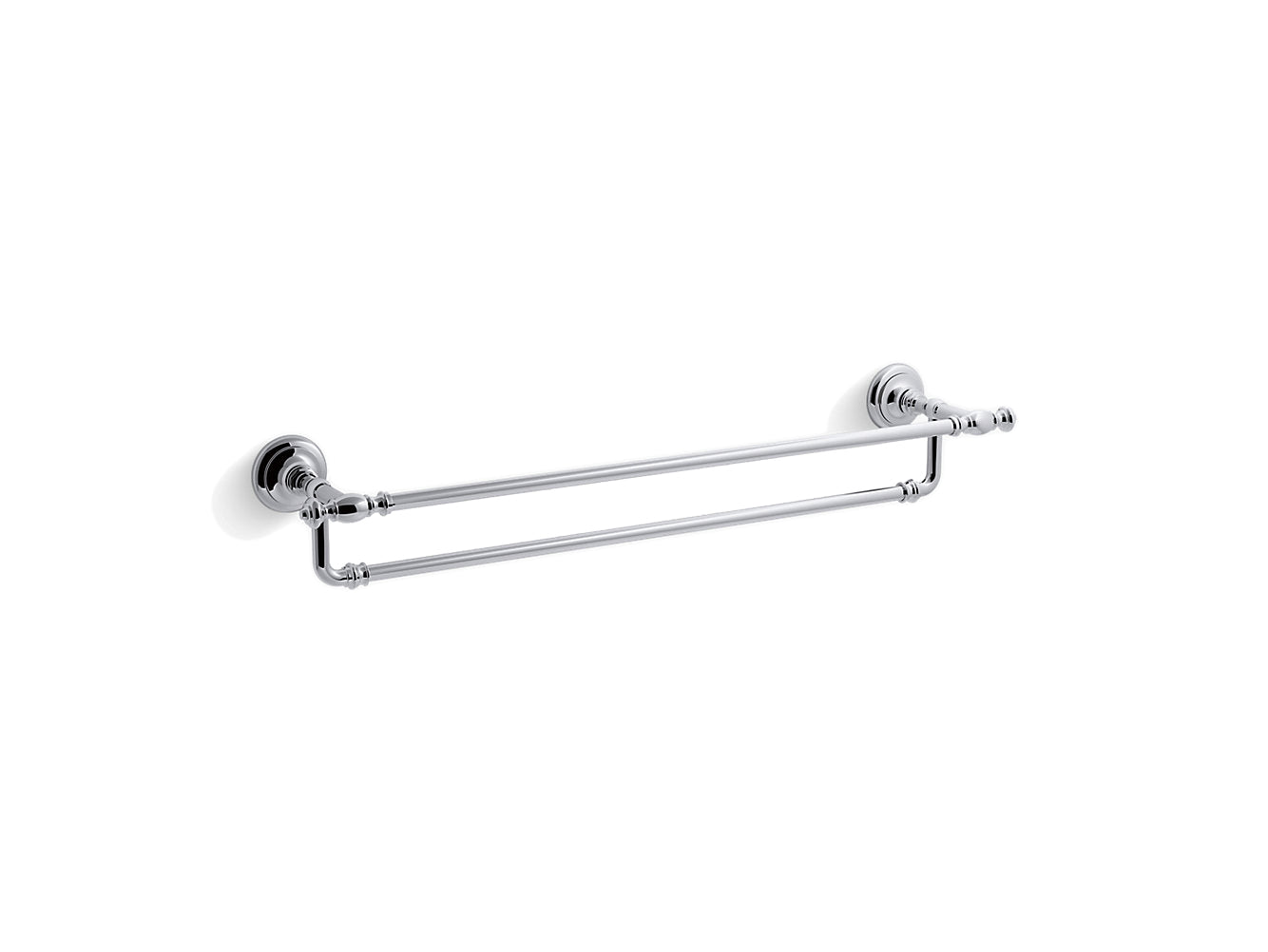 Kohler Artifacts 24" Double Towel Bar - Polished Chrome