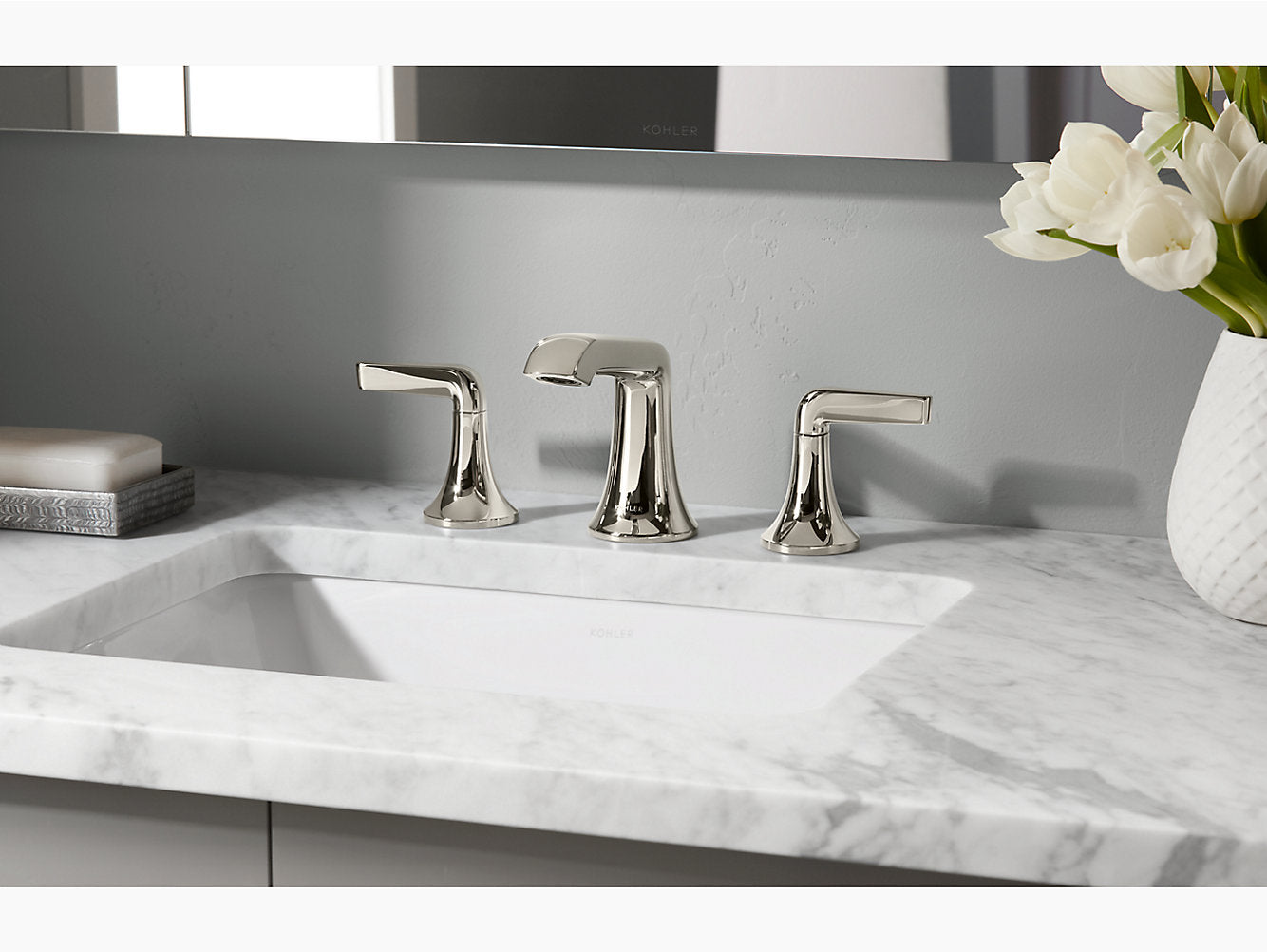 Kohler Caxton 20 ¼" x 15 ¹¹⁄₁₆" Rectangle Undermount Bathroom Sink - White