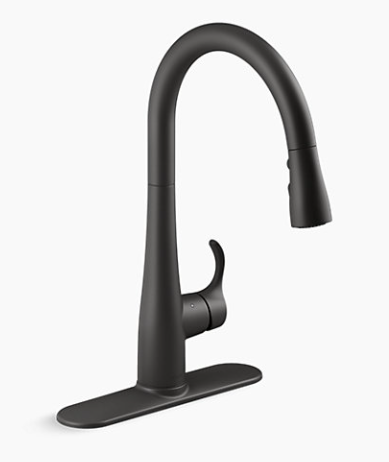 Kohler Simplice Touchless Pull-down Kitchen Sink Faucet - Matte Black