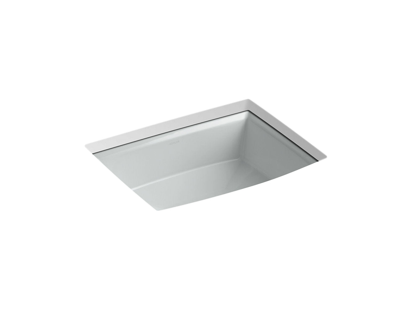 Kohler Archer 20" x 15" Undermount Bathroom Sink - Ice Grey