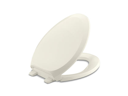 Kohler French Curve Quiet Close Elongated Toilet Seat - Biscuit