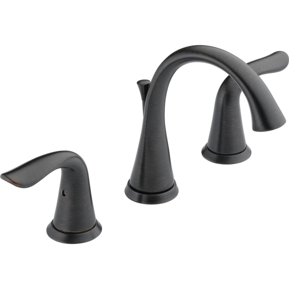 Delta LAHARA Two Handle Widespread 3 Hole Bathroom Faucet- Venetian Bronze
