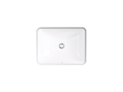 Kohler Caxton Rectangle 18" x 13" Undermount Bathroom Sink - Black