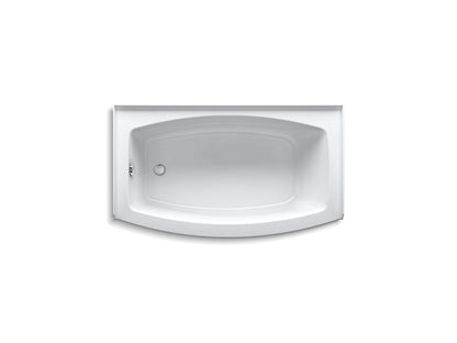 Kohler - Expanse60" X 30" Curved Alcove Bath With Integral Flange and Left-hand Drain