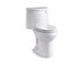 Kohler Adair Comfort Height One Piece Elongated 1.28 Gpf Chair Height Toilet With Right Hand Trip Lever and Quiet Close Seat- White