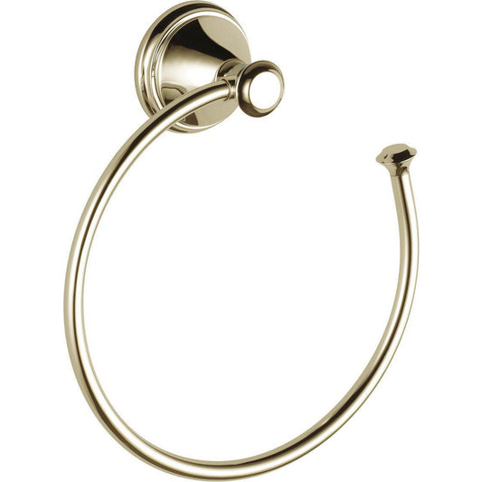 Delta CASSIDY Towel Ring- Polished Nickel
