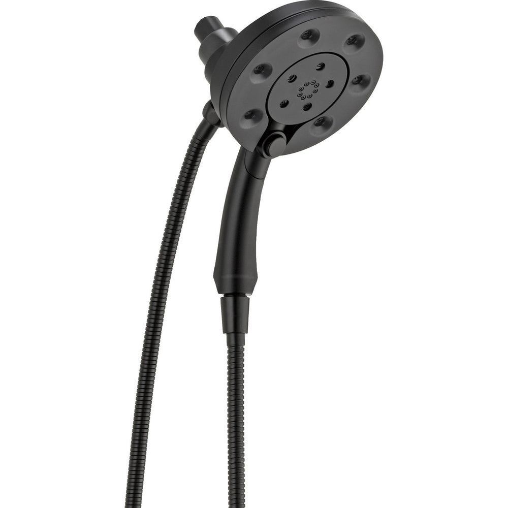 Delta H2Okinetic In2ition 4-Setting Two-in-One Shower- Matte Black