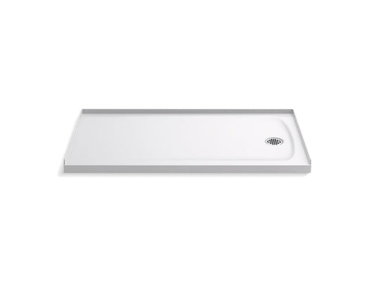 Kohler Ballast 60" x 32" Shower Base with Right Hand Drain- White
