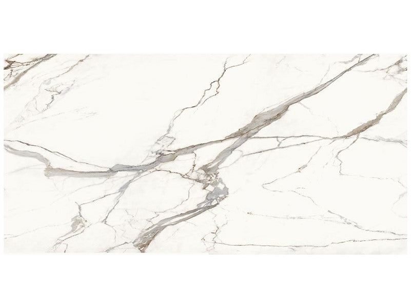 MSI Stile Calacatta Marbella Porcelain Slab Polished 2cm 63" x 126"