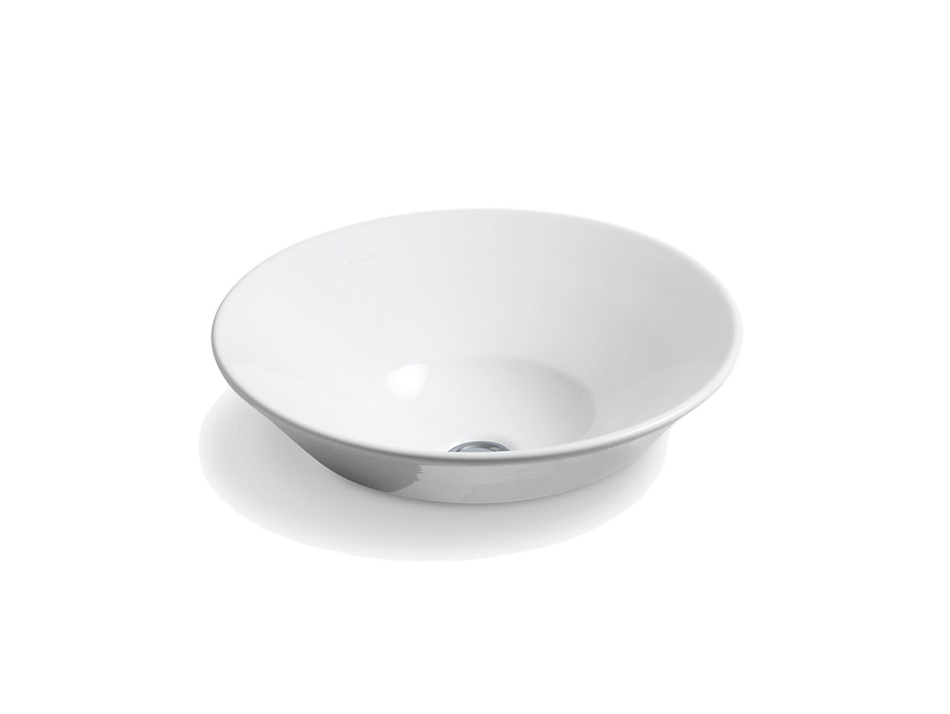 Kohler Conical 16-1/4" Bell Vessel or Wall Mount Bathroom Sink- White