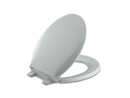 Kohler Cachet Quiet Close Round Front Toilet Seat- Ice Grey