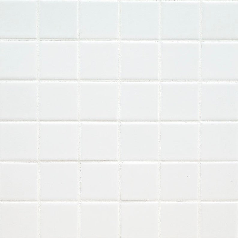 MSI Backsplash and Wall Tile Domino White Matte Mosaic Tile 12" x 12"