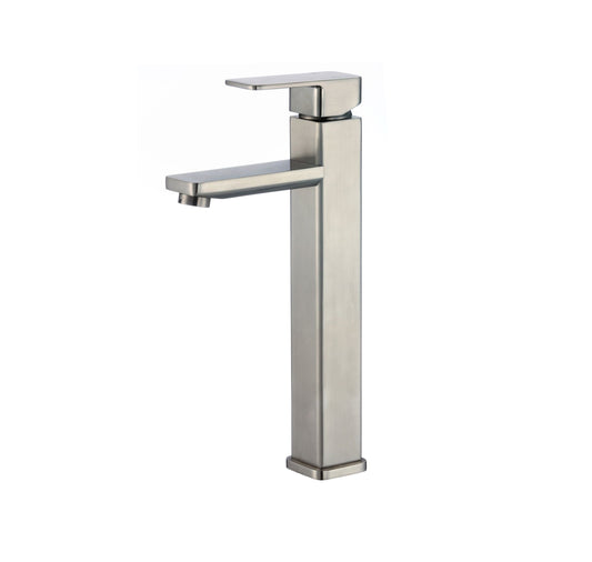 Stylish Daysi Brushed Nickel 12" Single-Hole Vessel Sink Bathroom Faucet B-121B