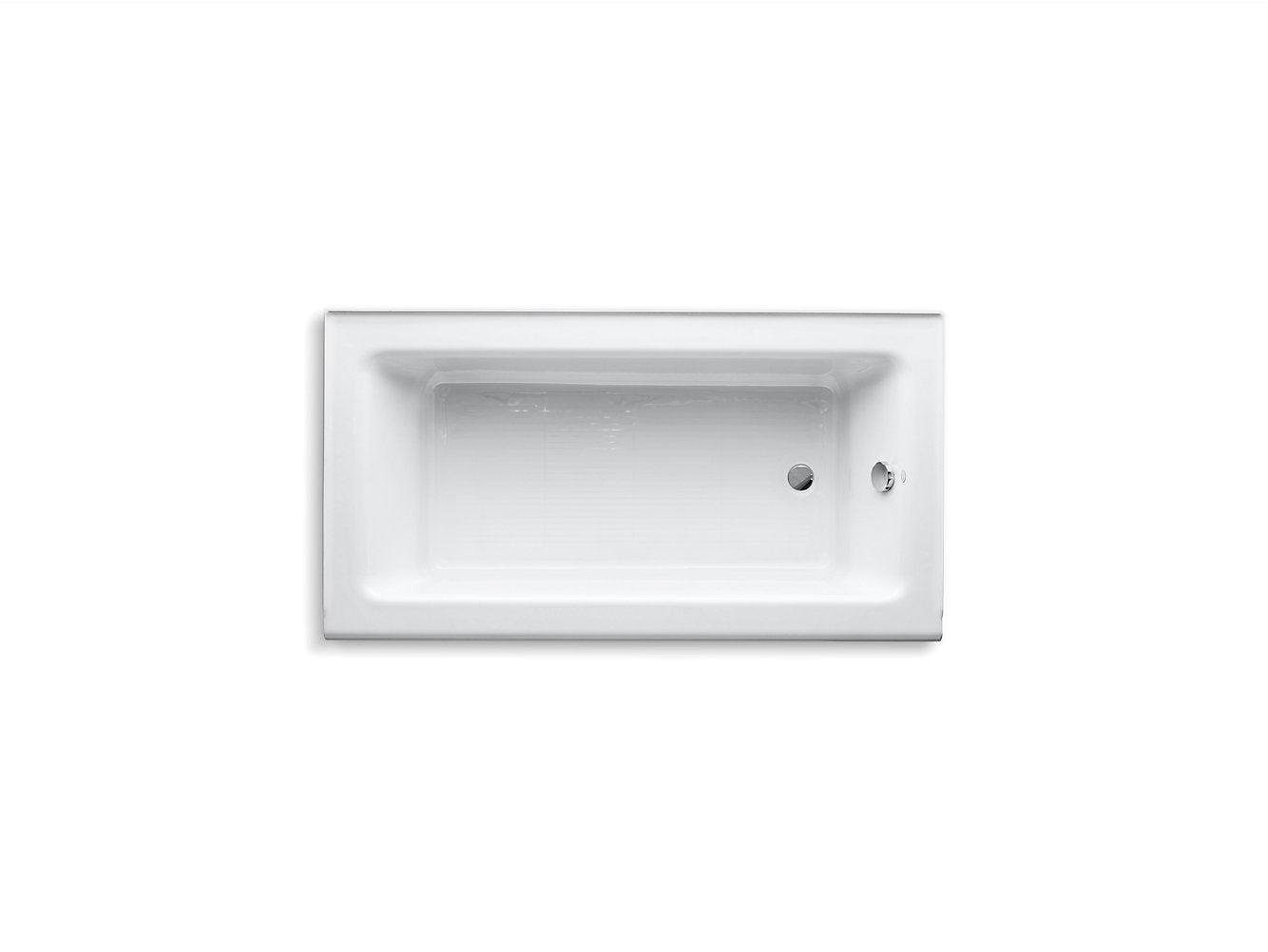 Kohler Bellwether 60" x 32" Alcove Bath With Integral Apron and Right Hand Drain