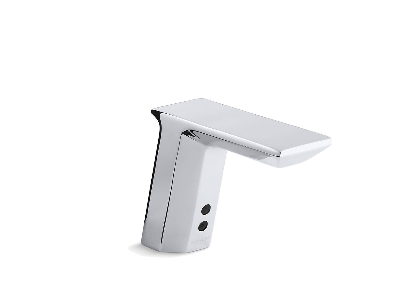 Kohler Geometric Touchless Faucet With Insight Technology DC Powered - Polished Chrome