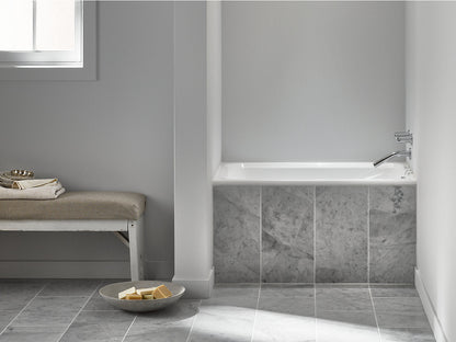 Kohler Greek 48" x 32" Drop-in Bathtub with Vinyl Bath Pillow - White