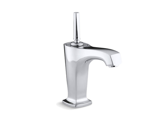 Kohler Margaux Single Hole Bathroom Sink Faucet With 5-3/8" Spout and Lever Handle - Polished Chrome