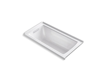 Kohler Archer 60" x 30" Alcove Bath With Integral Flange And Left Hand Drain - White