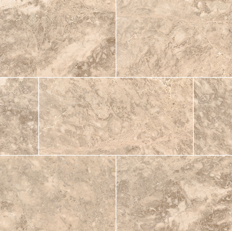 MSI Crema Cappuccino Marble Tile 12" x 24"