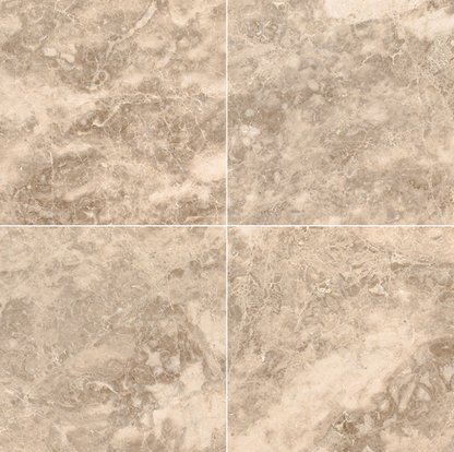 MSI Crema Cappuccino Marble Tile Polished 18" x 18"