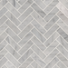 MSI Backsplash and Wall Tile Carrara White 1x3 Herringbone Polished Mosaic Tile 12