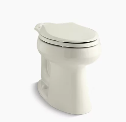 Kohler Highline Comfort Height Elongated Chair Height Toilet Bowl With 10" Rough-in - Biscuit